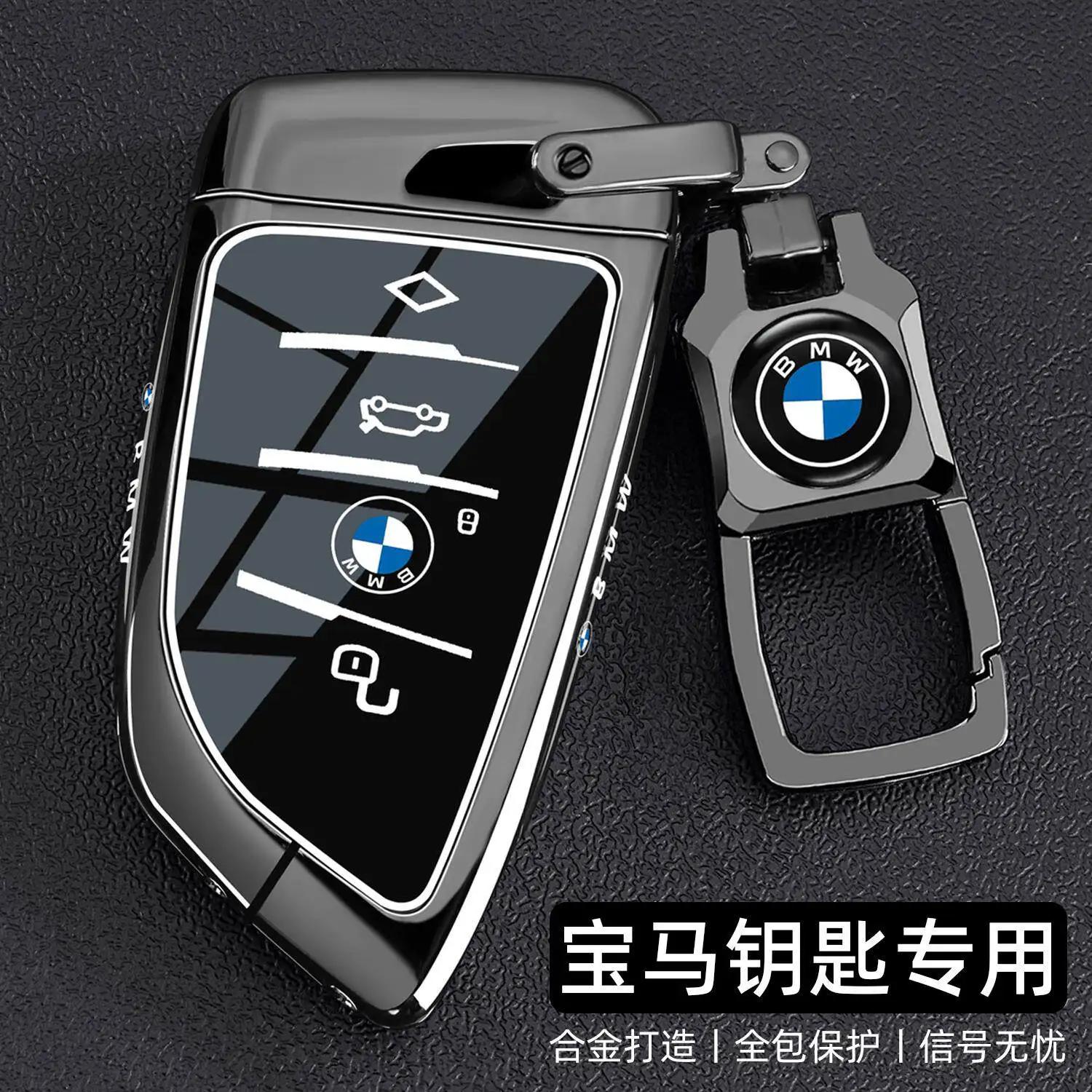 Aluminum Car Key Cover Case for BMW X1 X3 X5 X6 X7 1 3 5 6 7 Series G20 G30 G11 F15 F16 G01 G02 Protective Shell for Remote Key
Aluminum Car Key Cover Case for BMW X1 X3 X5 X6 X7 1 3 5 6 7 Series G20 G30 G11 F15 F16 G01 G02 Protective Shell for Remote Key