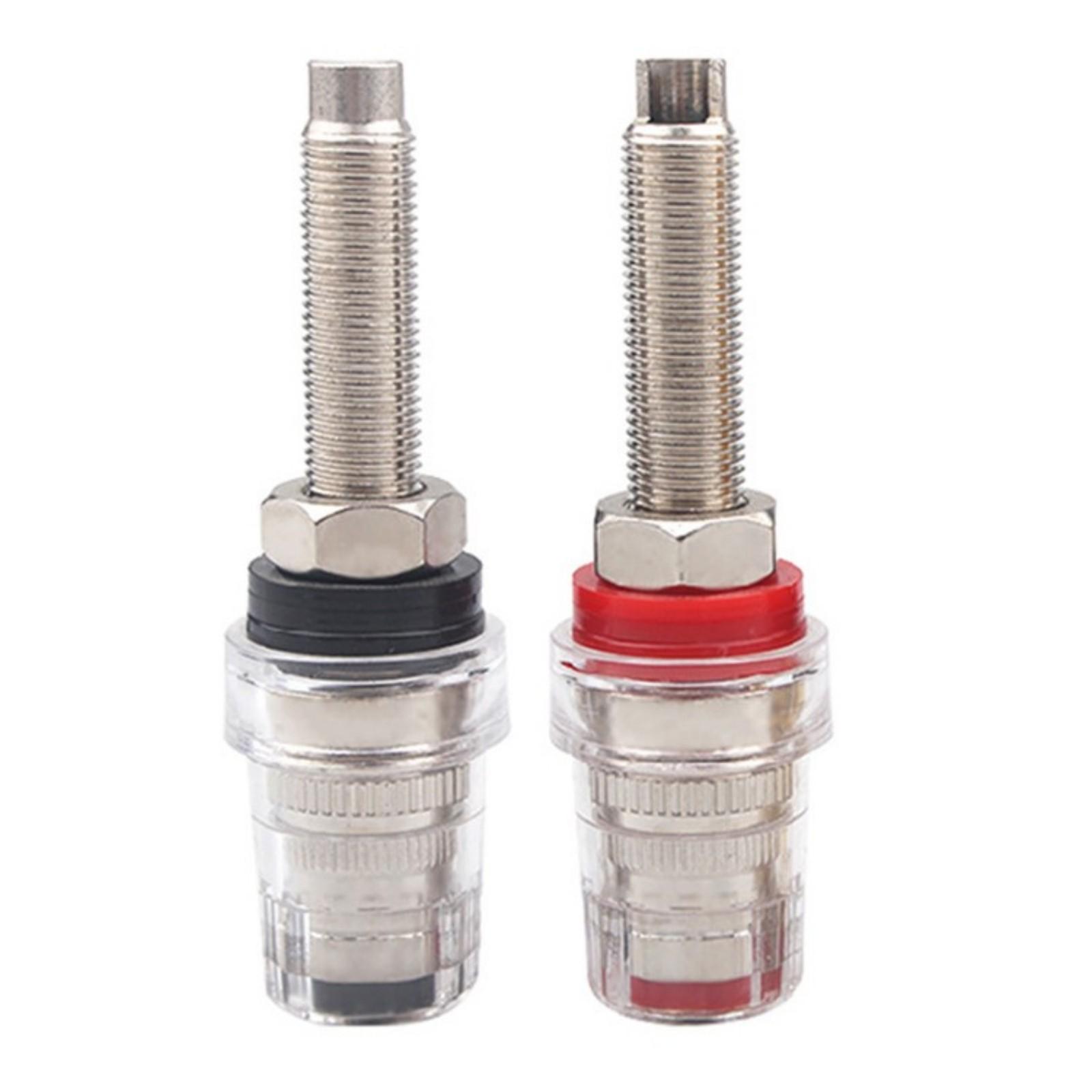 1 Pair HIFI Speaker Terminals Transparent Long Binding Posts for Amplifiers and DIY Speakers with Stable Transmission
1 Pair HIFI Speaker Terminals Transparent Long Binding Posts for Amplifiers and DIY Speakers with Stable Transmission