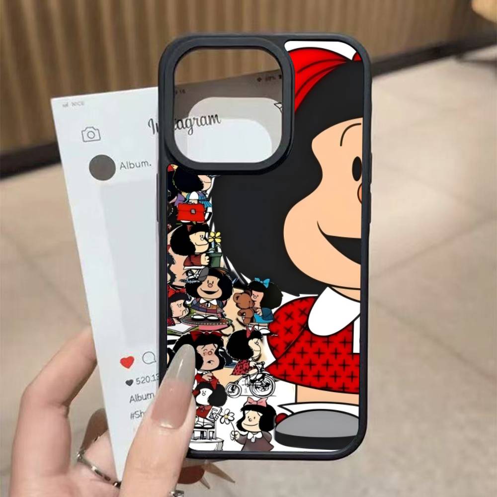 Hot Mafalda Black Silicone Hard Plastic Phone Case For Iphone 17 Air 16 15 14 13 12 11 Pro Max PC TPU iPhone 15
Hot Mafalda Black Silicone Hard Plastic Phone Case For Iphone 17 Air 16 15 14 13 12 11 Pro Max PC TPU iPhone 15