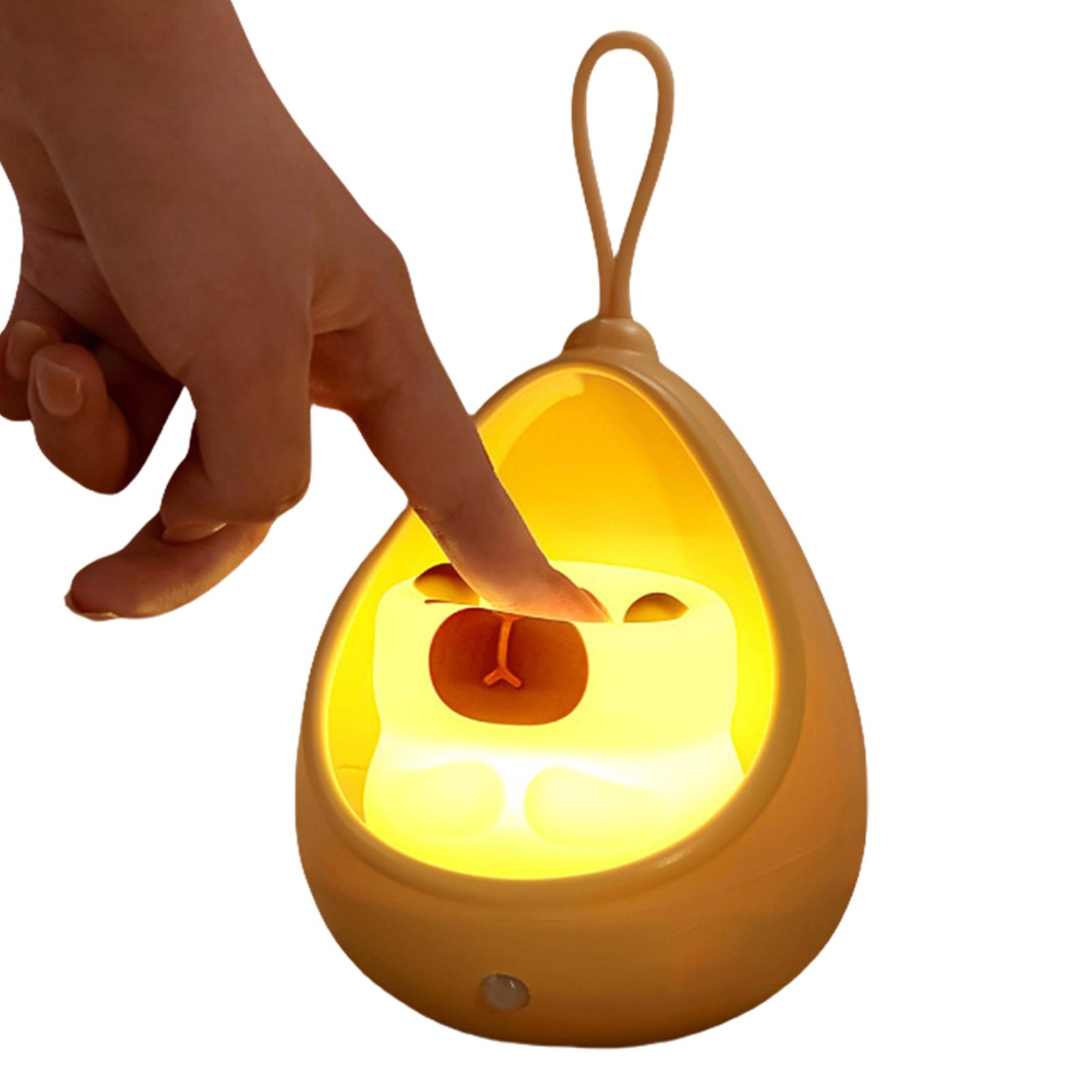 Capybara Night Light Rechargeable Three Modes Auto-Sensing Ornament Lighting For Nursery Desk Bedroom Kids Toddler Bedside CN
Capybara Night Light Rechargeable Three Modes Auto-Sensing Ornament Lighting For Nursery Desk Bedroom Kids Toddler Bedside CN