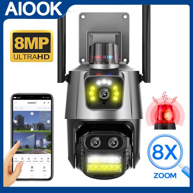 AIOOK ICSEE APP уличная камера безопасности WIFI HD 8MP 8X ZOOM тройной объектив ночного видения водонепроницаемая интеллектуальная подсветка сигнализация напоминание о сотовом телефоне
AIOOK ICSEE APP уличная камера безопасности WIFI HD 8MP 8X ZOOM тройной объектив ночного видения водонепроницаемая интеллектуальная подсветка сигнализация напоминание о сотовом телефоне