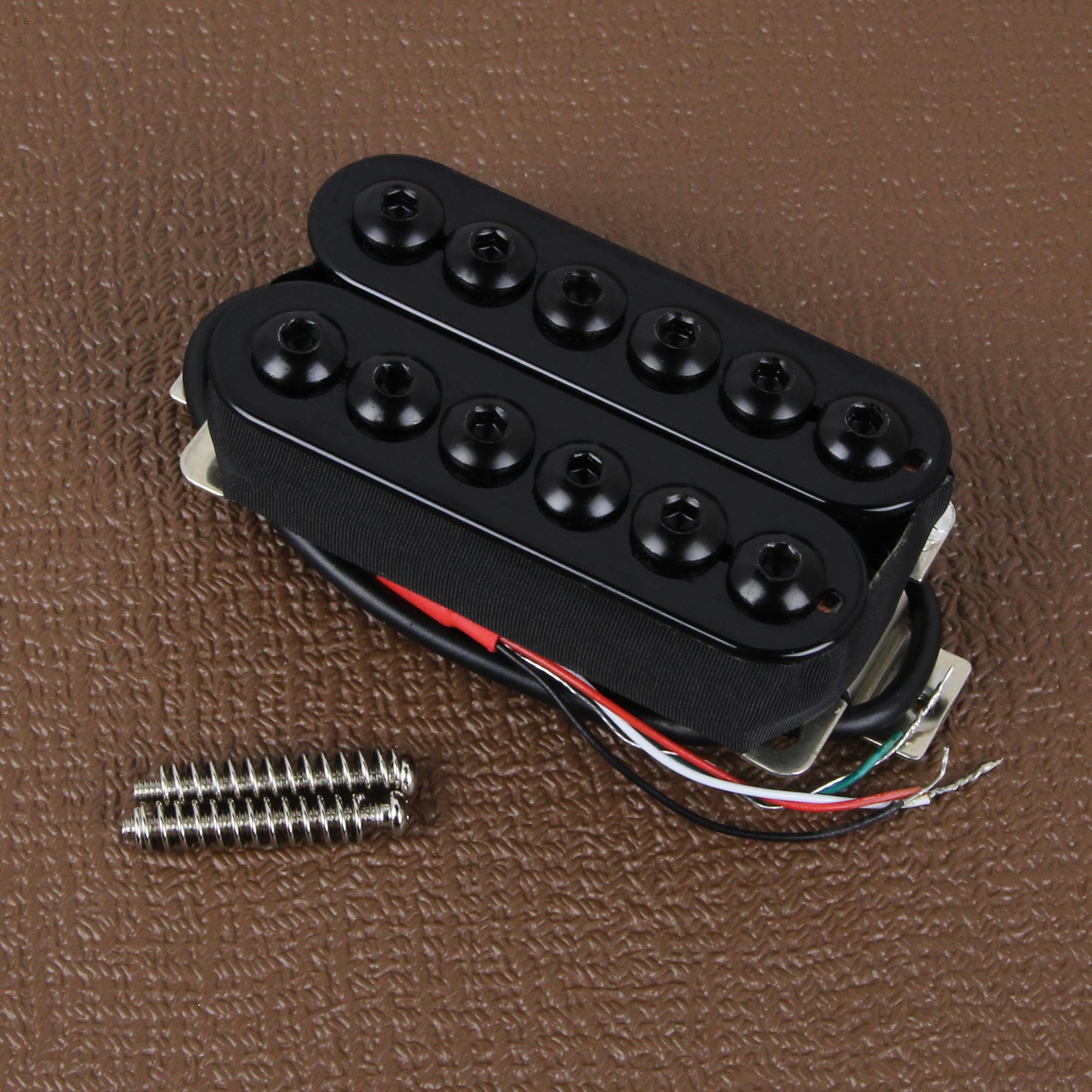 FLEOR 1 шт. Керамический звукосниматель Humbucker для электрогитары, Высокопроизводительный, для грифа / бриджа, Большие шестигранные сердечники, 4 провода, Разделение катушек
FLEOR 1 шт. Керамический звукосниматель Humbucker для электрогитары, Высокопроизводительный, для грифа / бриджа, Большие шестигранные сердечники, 4 провода, Разделение катушек