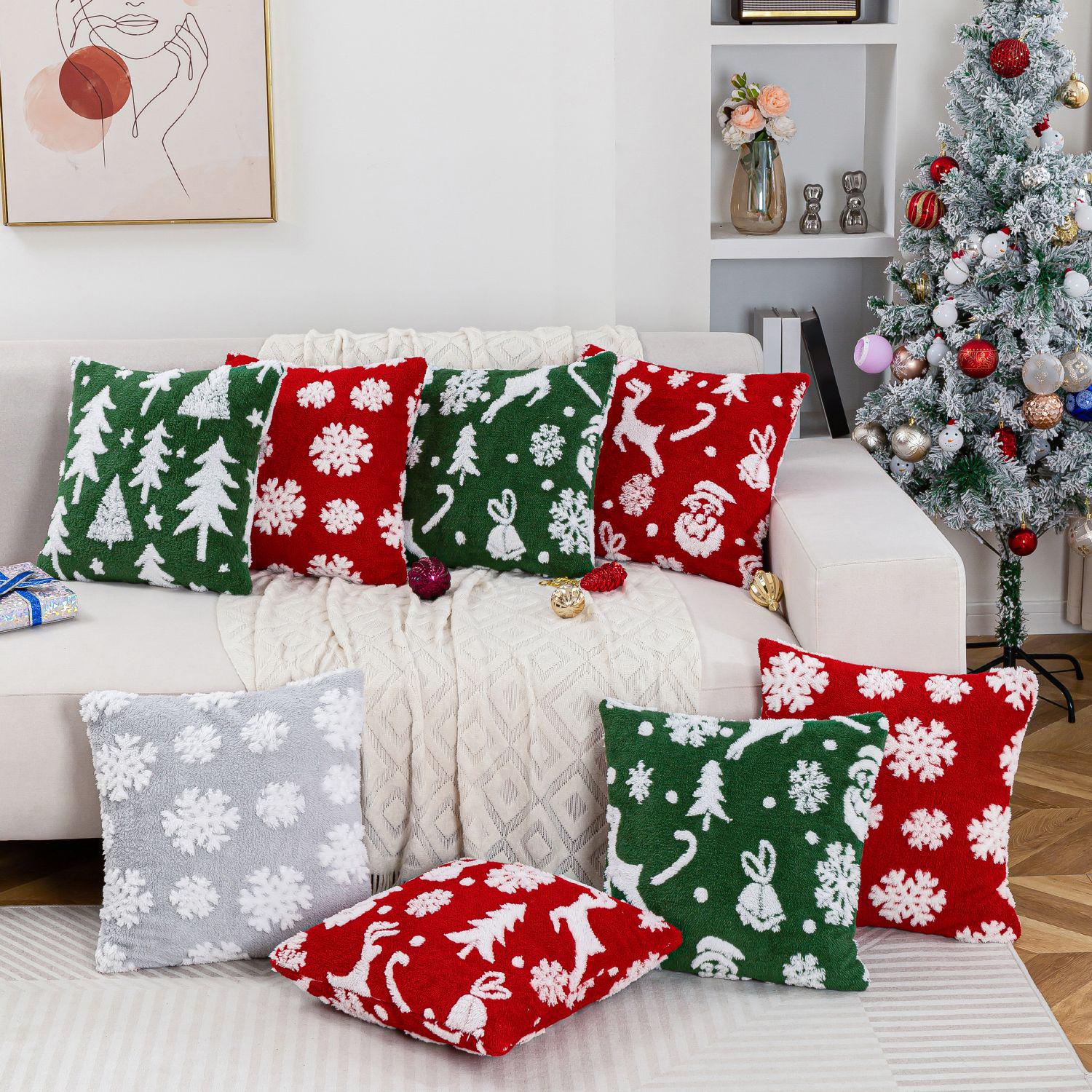 Різдвяна ялинка Сніжинка Санта Клаус Жаккардова наволочка - Святковий чохол на подушку для дивана 45x45cm
Різдвяна ялинка Сніжинка Санта Клаус Жаккардова наволочка - Святковий чохол на подушку для дивана 45x45cm