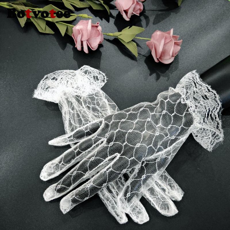 Botvotee Elegant White Short Lace Gloves for Wedding & Party, Fashion Lolita Vintage Style Transparent Black Gloves білий
Botvotee Elegant White Short Lace Gloves for Wedding & Party, Fashion Lolita Vintage Style Transparent Black Gloves білий