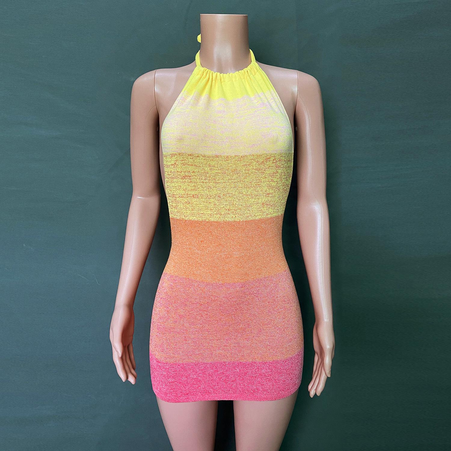 2024 Summer Women s Fashion Lace-up Halter Knit Slim Fit Open Back Dress Extra Large
2024 Summer Women s Fashion Lace-up Halter Knit Slim Fit Open Back Dress Extra Large