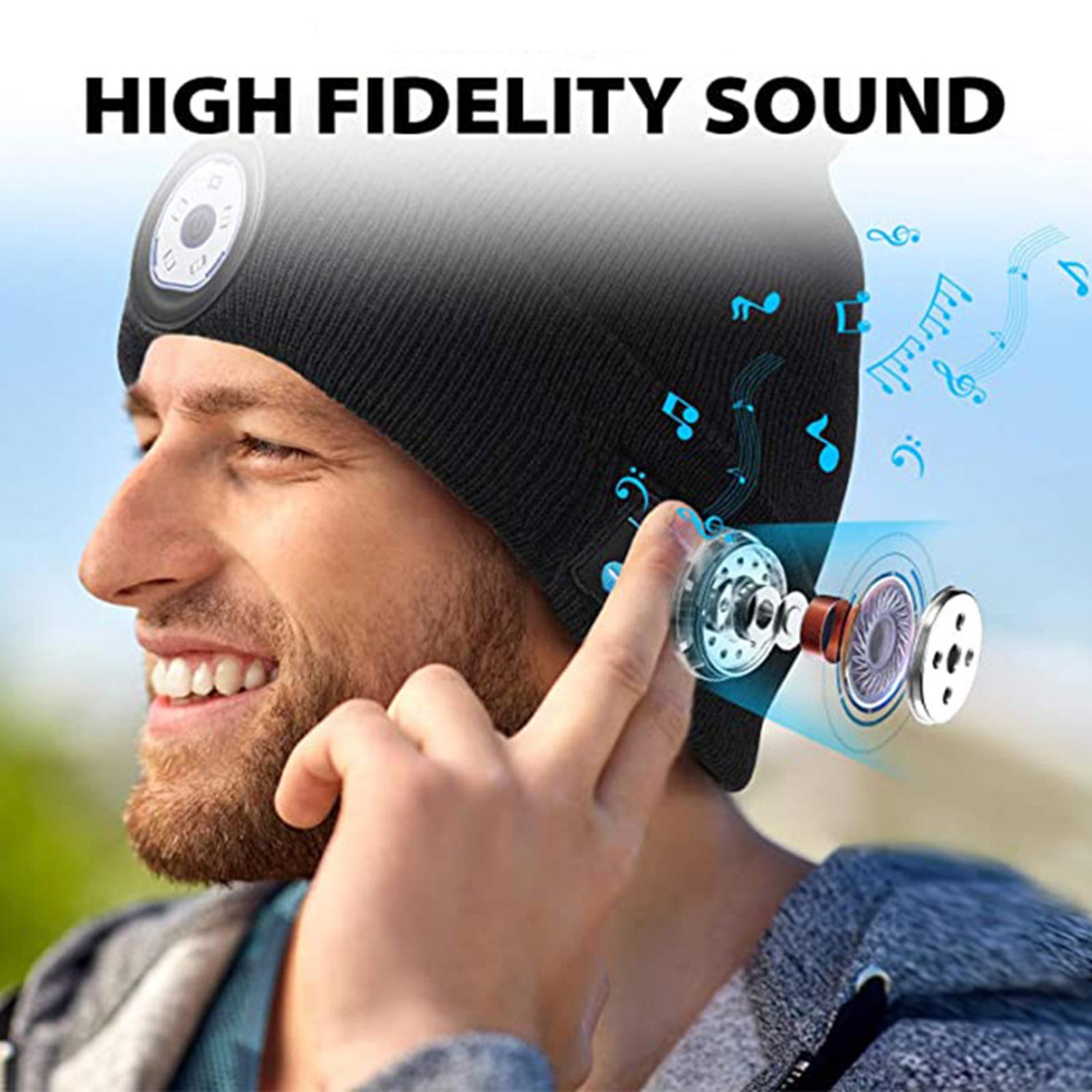Зимняя вязаная шапка унисекс 5, беспроводная шапка, Bluetooth-наушники со светодиодной подсветкой
Зимняя вязаная шапка унисекс 5, беспроводная шапка, Bluetooth-наушники со светодиодной подсветкой