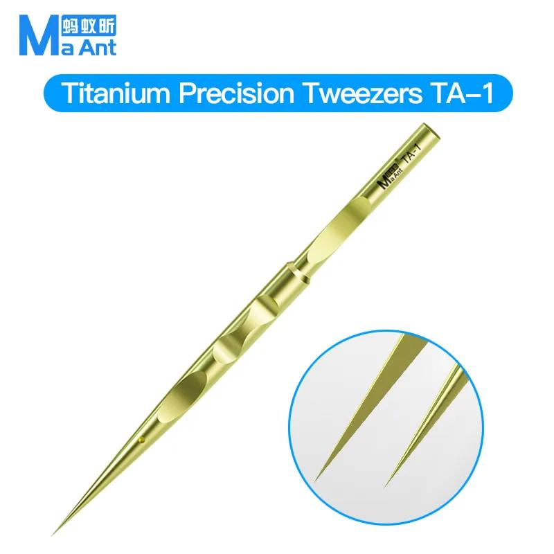 MaAnt Super Hard High-precision Titanium Alloy Stainless Steel Flying Lead Tweezers Mobile Phone Mainboard Copper Wire Repair
MaAnt Super Hard High-precision Titanium Alloy Stainless Steel Flying Lead Tweezers Mobile Phone Mainboard Copper Wire Repair