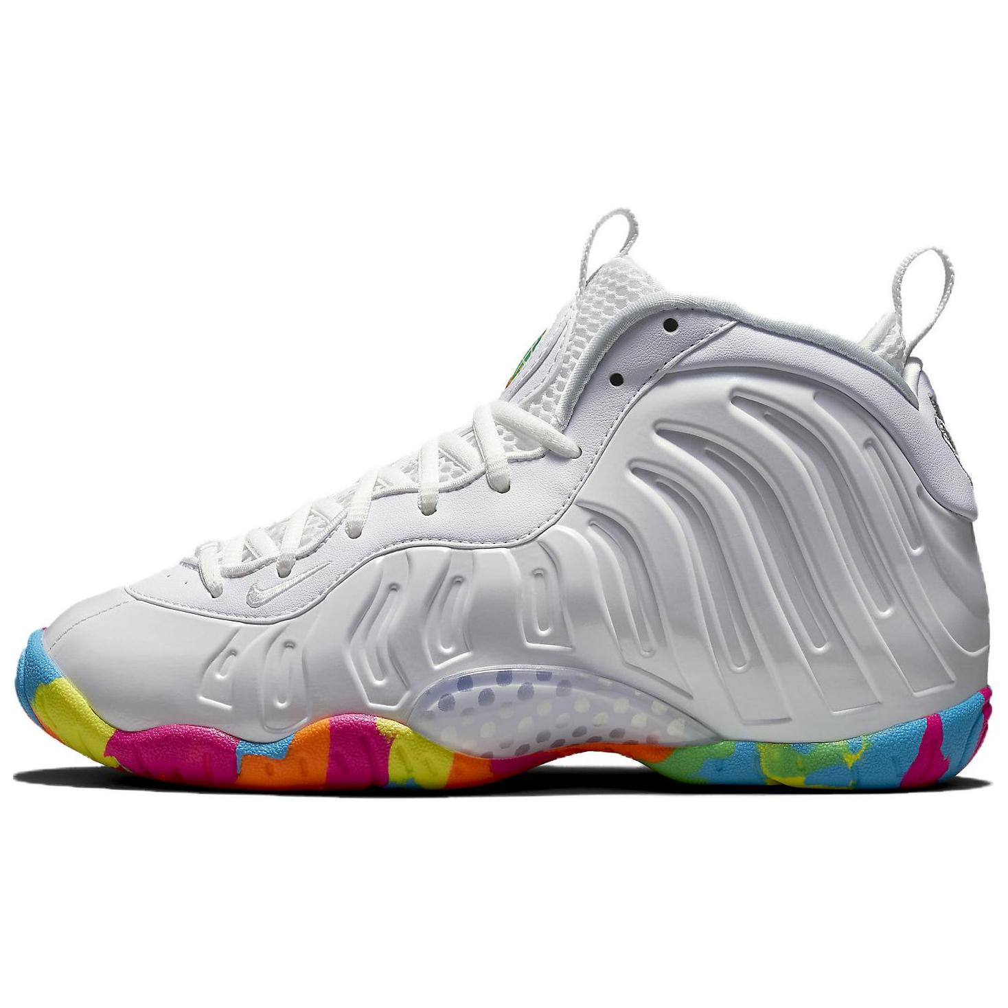 New Nike Air Foamposite One White Fruity Pebbles 2015 GS 644791-100 39
New Nike Air Foamposite One White Fruity Pebbles 2015 GS 644791-100 39