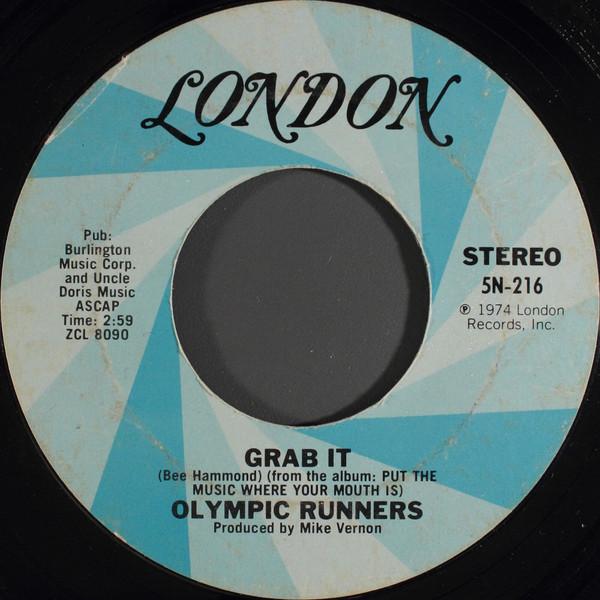 7-дюймовая пластинка OLYMPIC RUNNERS Grab It Let Your Fingers Do The T 5N216 London Records 1974 US SoulFunk Б/у
7-дюймовая пластинка OLYMPIC RUNNERS Grab It Let Your Fingers Do The T 5N216 London Records 1974 US SoulFunk Б/у