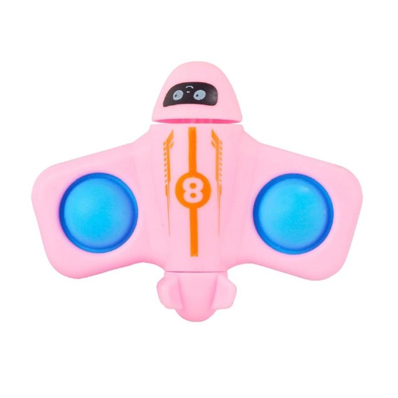 Pocket Size Aircraft Spinner Fingertip Gyro Toy For Stress Relief with Press Bubble for Adult Children Concentration 1
Pocket Size Aircraft Spinner Fingertip Gyro Toy For Stress Relief with Press Bubble for Adult Children Concentration 1