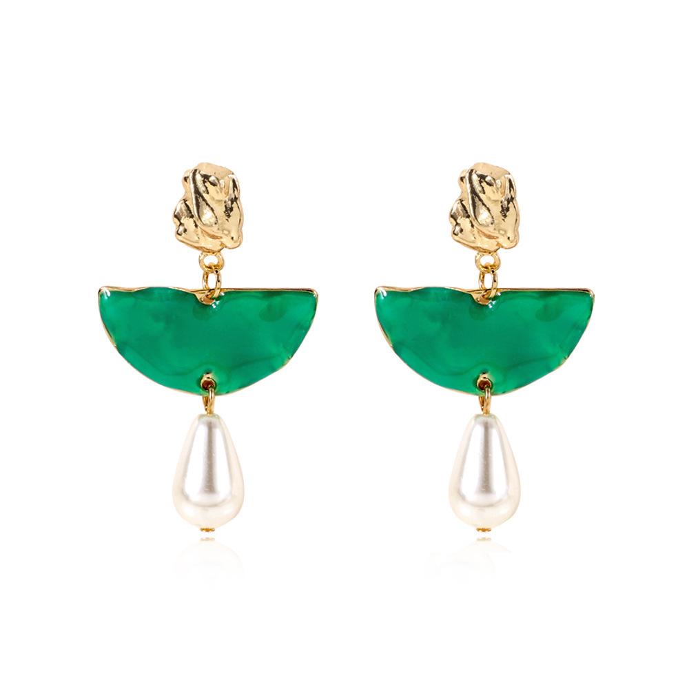 Сплав Полукруглые Стильные Серьги-подвески с жемчугом Модная бижутерия для женщин Разные цвета зелёный
Сплав Полукруглые Стильные Серьги-подвески с жемчугом Модная бижутерия для женщин Разные цвета зелёный