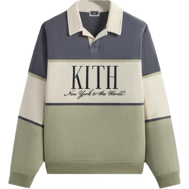 Kith Панельная рубашка-поло Nelson осень 2024 года для активного отдыха с длинным рукавом, мужская, серая, белая, зеленая KHM032378-480 L
Kith Панельная рубашка-поло Nelson осень 2024 года для активного отдыха с длинным рукавом, мужская, серая, белая, зеленая KHM032378-480 L