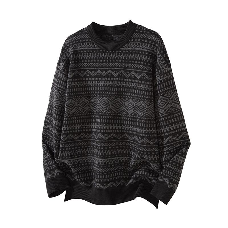 Mu Yuan Unisex Japanese Style Fair Isle Knit Sweater 2XL (recommended 160-180 jin) чорний колір сірий
Mu Yuan Unisex Japanese Style Fair Isle Knit Sweater 2XL (recommended 160-180 jin) чорний колір сірий