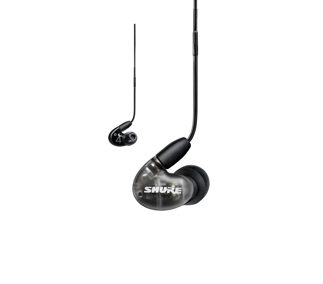Shure AONIC 4 SE42HYBK Wired Earphones with Microphone Black High Noise Isolation In-Ear Wireless Convertible MMCX Detachable Cable 127cm Professional
Shure AONIC 4 SE42HYBK Wired Earphones with Microphone Black High Noise Isolation In-Ear Wireless Convertible MMCX Detachable Cable 127cm Professional