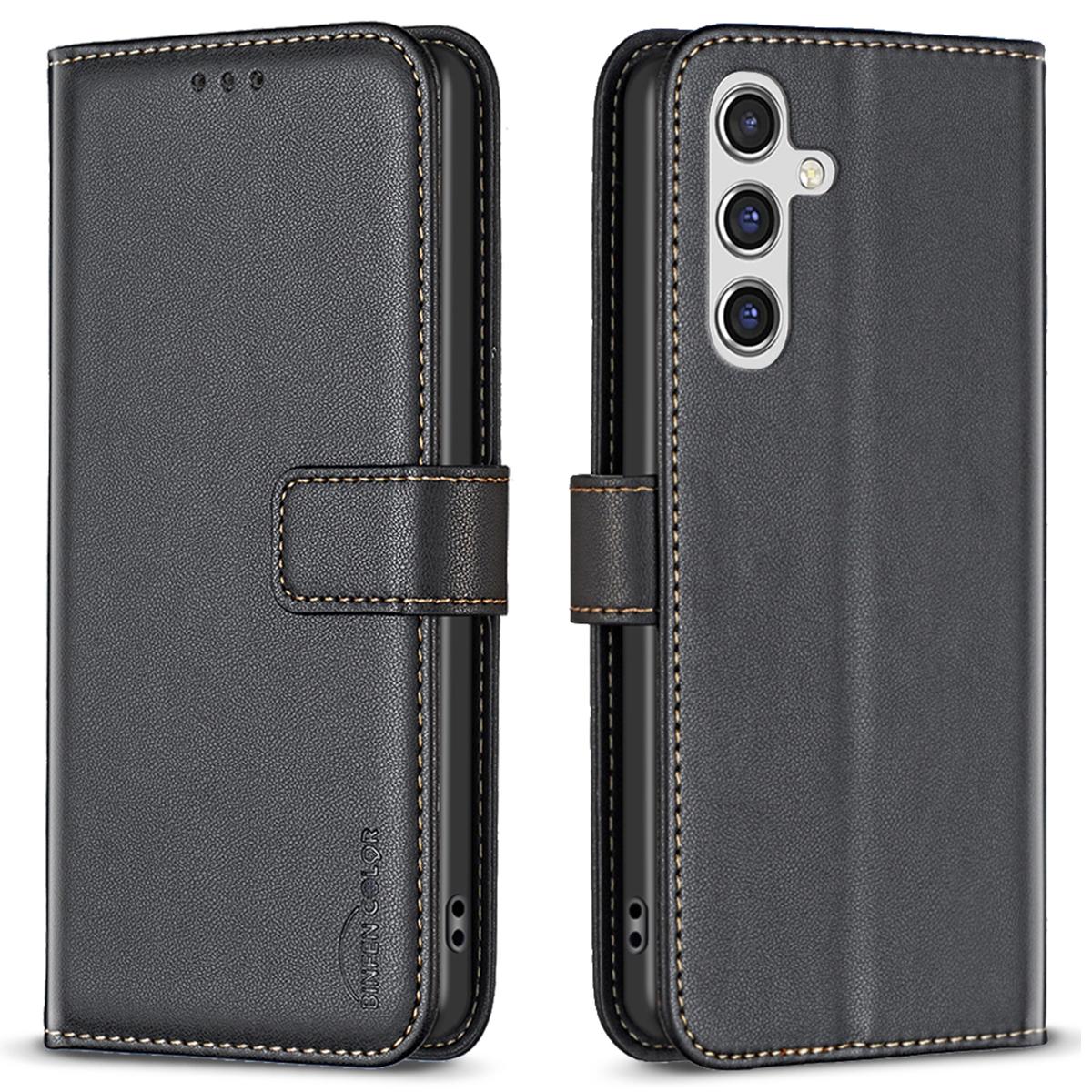 BINFEN COLOR BF17 Чохол-гаманець-книжка зі шкіри для Samsung Galaxy A36 5G Black
BINFEN COLOR BF17 Чохол-гаманець-книжка зі шкіри для Samsung Galaxy A36 5G Black