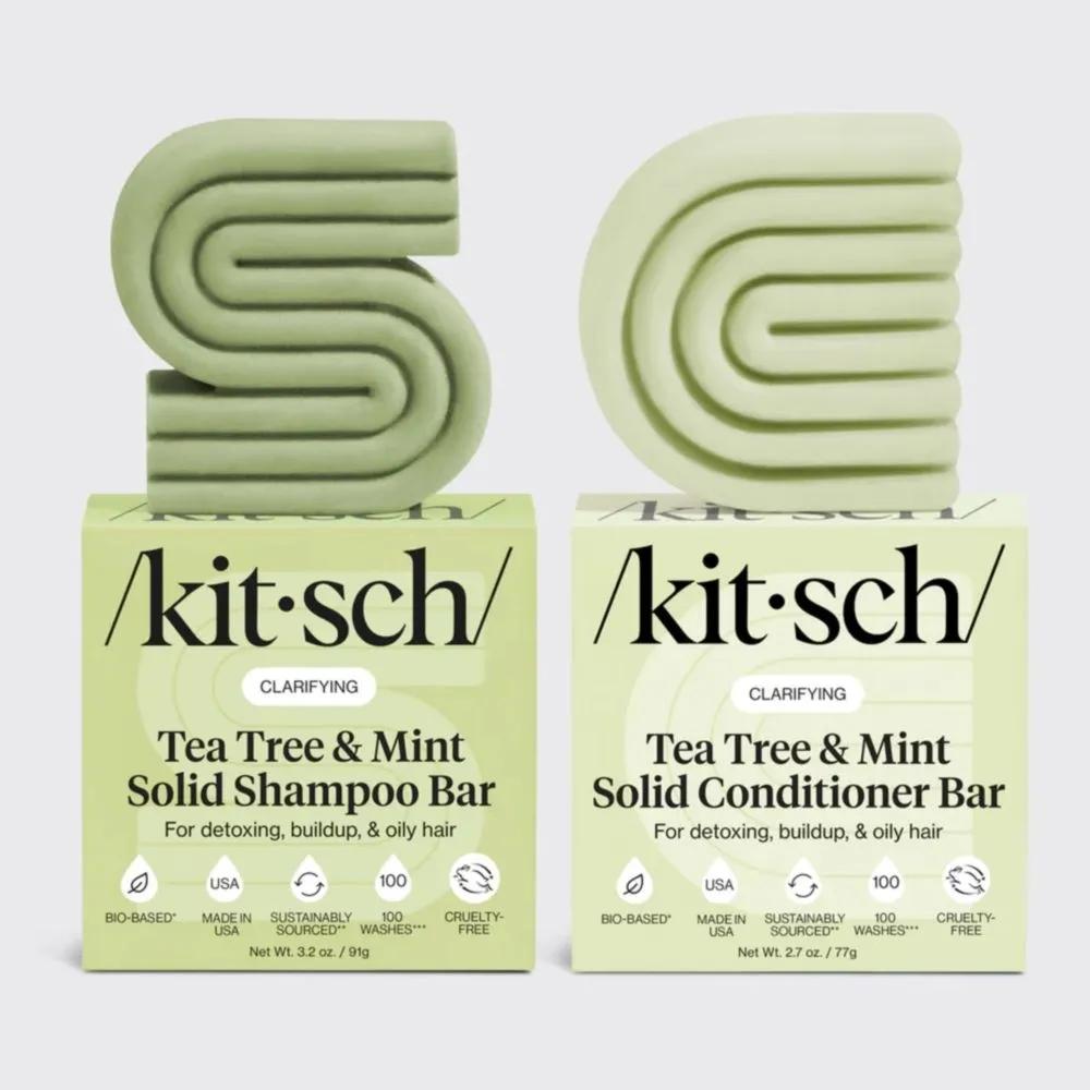 KITSCH TEA TREE MINT Shampoo & Conditioner Bar SET Kitsch
KITSCH TEA TREE MINT Shampoo & Conditioner Bar SET Kitsch