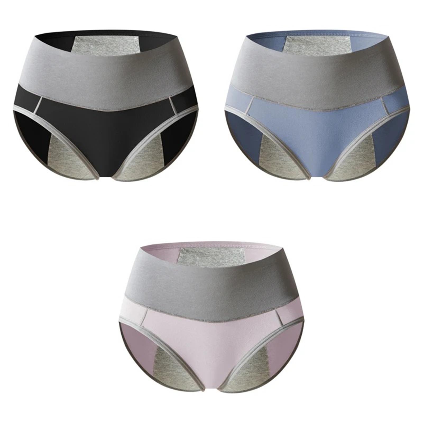 3-Pack High Waist Women s Leak-Proof Menstrual Cotton Underwear Plus Size Pink Black Blue 4XL
3-Pack High Waist Women s Leak-Proof Menstrual Cotton Underwear Plus Size Pink Black Blue 4XL