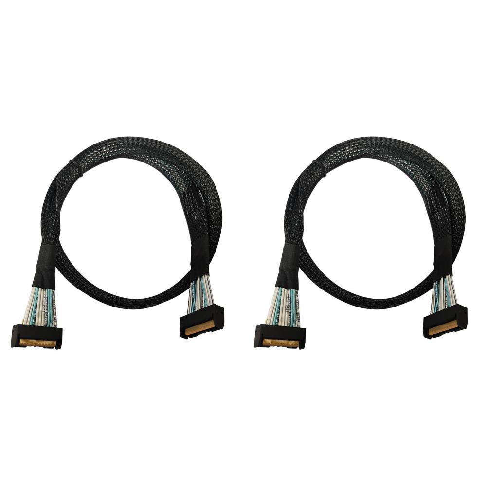 Кабель Mini SAS PCIE 5.0 Slim SAS MCIO 74P to MCIO 74P для передачи данных(0,7М)
Кабель Mini SAS PCIE 5.0 Slim SAS MCIO 74P to MCIO 74P для передачи данных(0,7М)