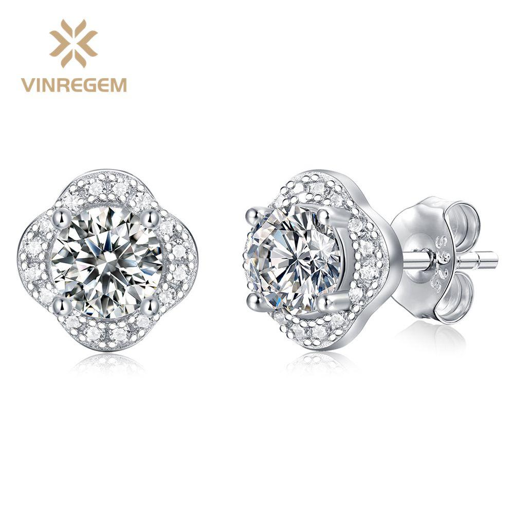 Vinregem Classic 100% стерлинговое серебро 925 пробы VVS1 настоящий муассанит драгоценный камень свадебные серьги ювелирные изделия 0.5 CT белый
Vinregem Classic 100% стерлинговое серебро 925 пробы VVS1 настоящий муассанит драгоценный камень свадебные серьги ювелирные изделия 0.5 CT белый