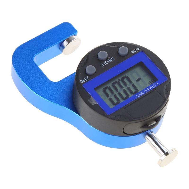 Digital Thickness Gauge 0-8mm/0.3 Electronic Micrometer LCD Display Dial Thickness Meter for Paper/Film/Leather/Wire 1
Digital Thickness Gauge 0-8mm/0.3 Electronic Micrometer LCD Display Dial Thickness Meter for Paper/Film/Leather/Wire 1