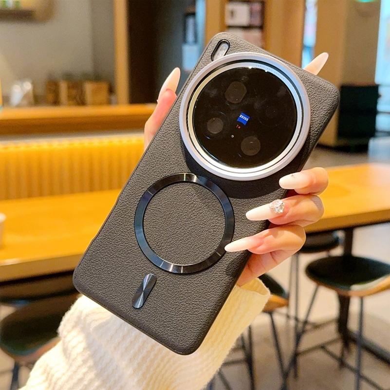 Plain Leather with Magnetic Ring Case For VIVO X300 Pro x300 X200 Ultra x200s X200 Pro Lens Heightening Protects Camera Cover vivo X200 Pro mini
Plain Leather with Magnetic Ring Case For VIVO X300 Pro x300 X200 Ultra x200s X200 Pro Lens Heightening Protects Camera Cover vivo X200 Pro mini