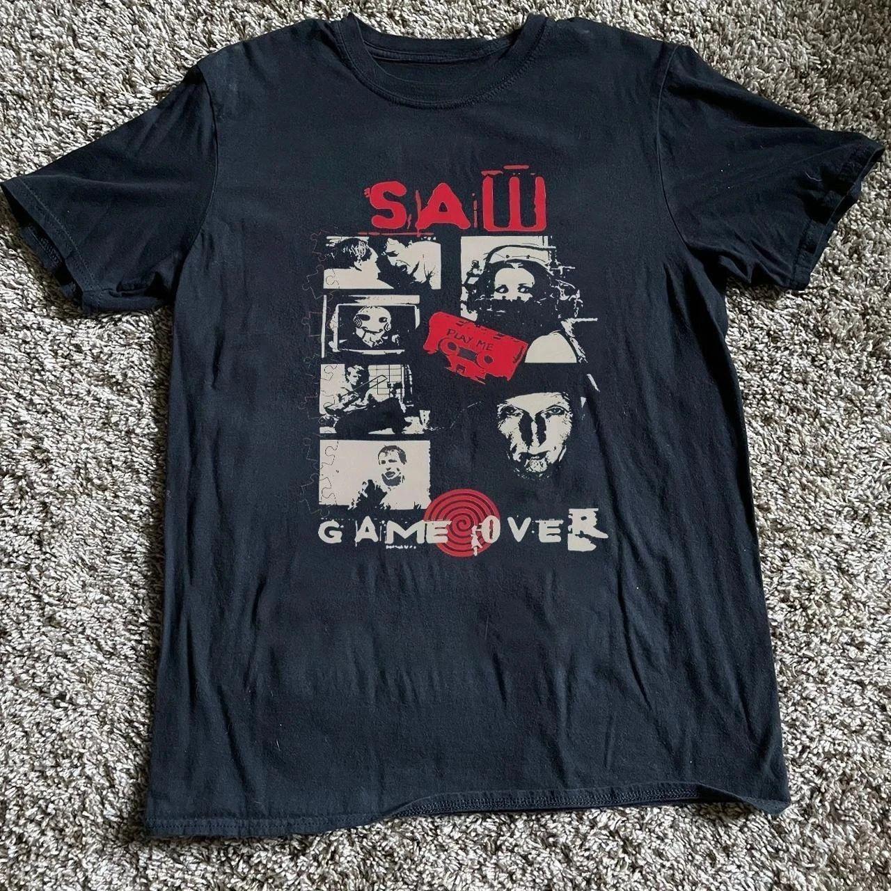 Horror Harajuku Tops Vintage Clothes O-Neck Tees Movie SAW Horror Head Torture T Shirt Men Women Fashion Cotton T-shirt S разноцветный
Horror Harajuku Tops Vintage Clothes O-Neck Tees Movie SAW Horror Head Torture T Shirt Men Women Fashion Cotton T-shirt S разноцветный