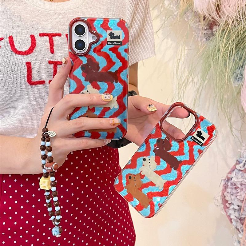 Korean Style Ins Striped Sausage Dog Suitable For IPhone 16 15 ProMax/14 Phone Case 13 Hand Chain Apple 13 Pro кислота зелений колір
Korean Style Ins Striped Sausage Dog Suitable For IPhone 16 15 ProMax/14 Phone Case 13 Hand Chain Apple 13 Pro кислота зелений колір
