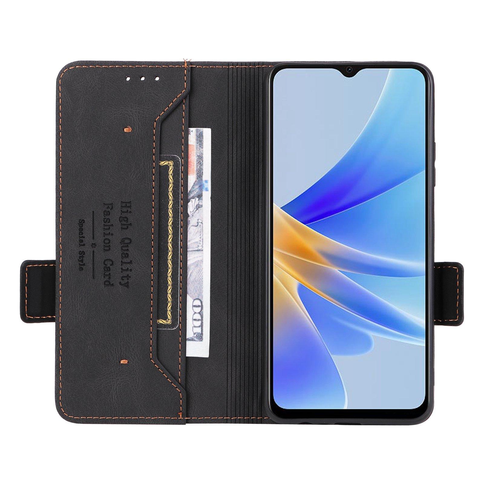 For Oppo A17 4G PU Leather Stand Flip Cover Hardware Decor Dual Magnetic Clasp Protective Wallet Phone Case Black
For Oppo A17 4G PU Leather Stand Flip Cover Hardware Decor Dual Magnetic Clasp Protective Wallet Phone Case Black