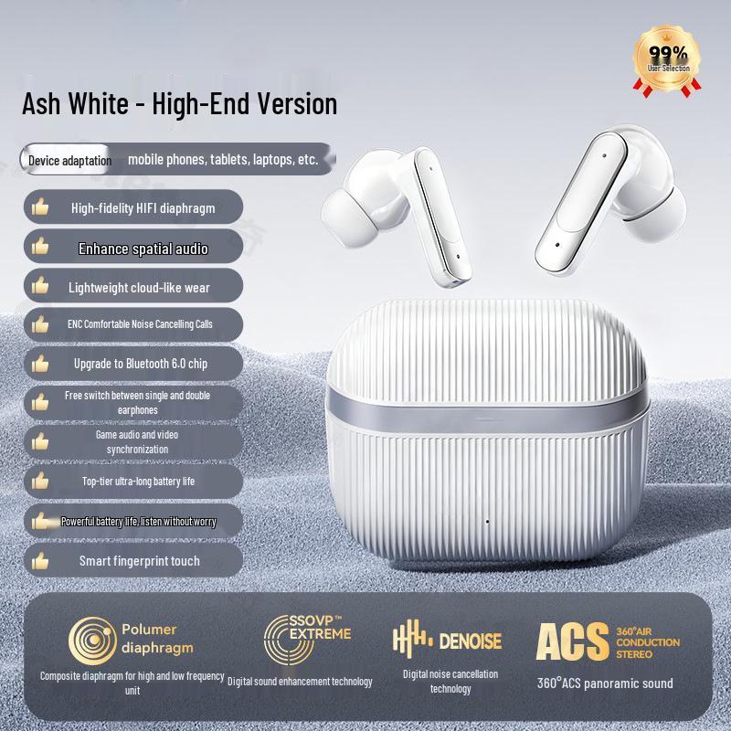 T18 Cross2025 In-Ear Wireless Noise-Cancelling Bluetooth Earphones, Long Battery, High Sound Quality, Comfortable for Extended Wear
T18 Cross2025 In-Ear Wireless Noise-Cancelling Bluetooth Earphones, Long Battery, High Sound Quality, Comfortable for Extended Wear