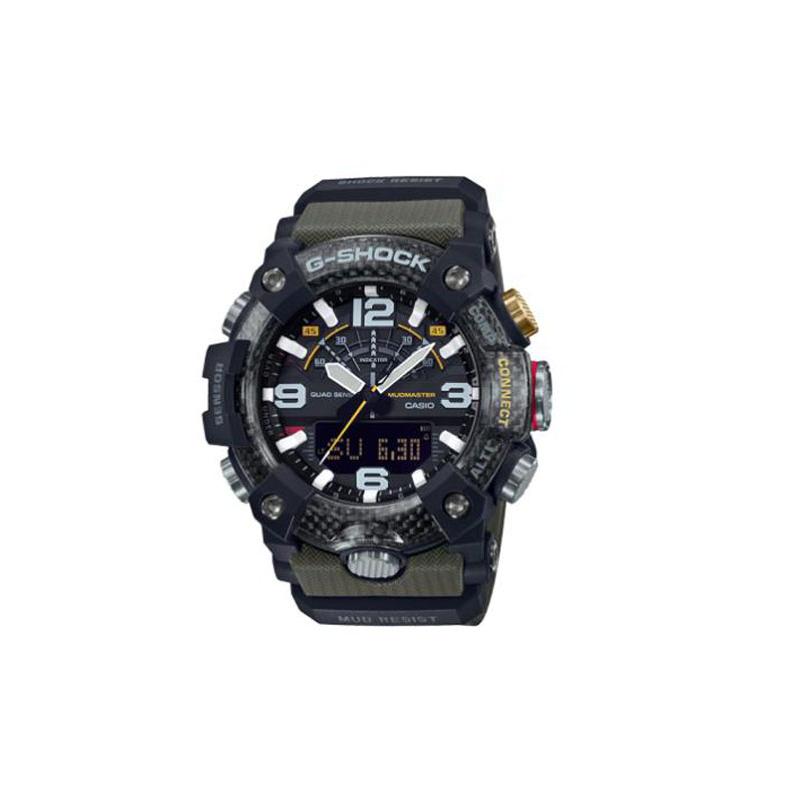 Casio MASTER OF G-LAND Series G-SHOCK Land Series Little Mud King Quad Sensor Carbon Fiber Camouflage Quartz Movement Rubber Strap GG-B100-1A3PR чорний
Casio MASTER OF G-LAND Series G-SHOCK Land Series Little Mud King Quad Sensor Carbon Fiber Camouflage Quartz Movement Rubber Strap GG-B100-1A3PR чорний