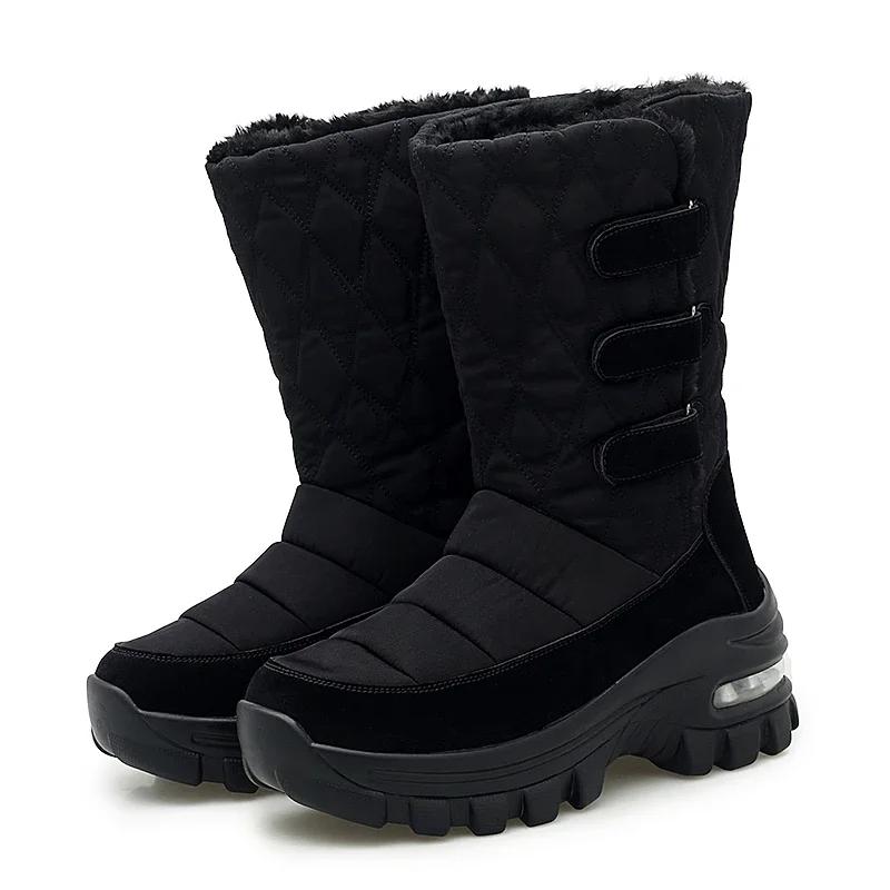 Women s Boots Fashion Anti-slip Waterproof Snow Boots Winter Shoes for Women Outdoor Thick Bottom Plush Boots New Platform Boot 35 чорний
Women s Boots Fashion Anti-slip Waterproof Snow Boots Winter Shoes for Women Outdoor Thick Bottom Plush Boots New Platform Boot 35 чорний