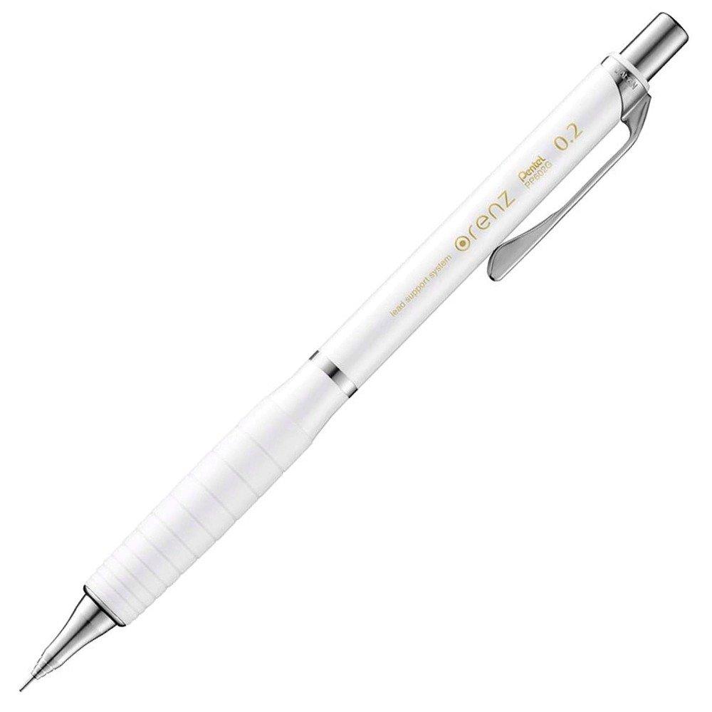 Механический карандаш Pentel с резиновой рукояткой Orenz, белый стержень XPP602G-W 0,2 мм
Механический карандаш Pentel с резиновой рукояткой Orenz, белый стержень XPP602G-W 0,2 мм