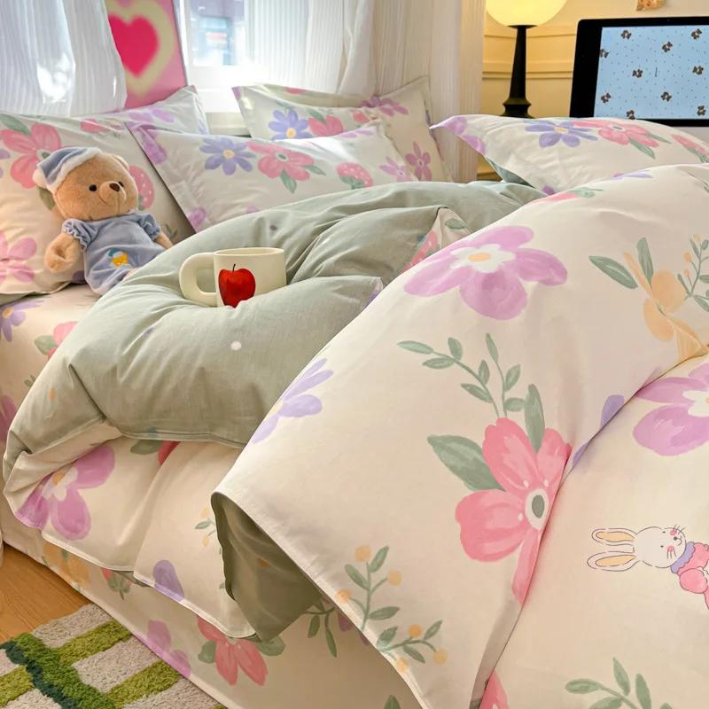100% Cotton Printed Duvet Cover Single Piece Fresh Style Bedding Cover Soft Breathable Quilt Cover for Bedroom 160x210cm 1pcs
100% Cotton Printed Duvet Cover Single Piece Fresh Style Bedding Cover Soft Breathable Quilt Cover for Bedroom 160x210cm 1pcs
