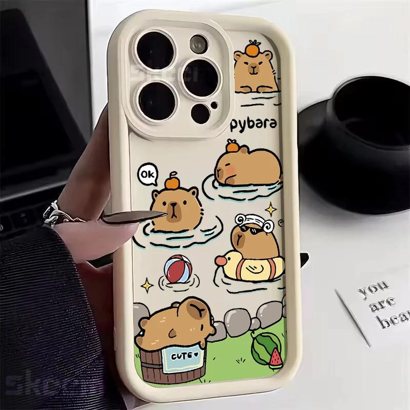 Case For iPhone 16 15 14 13 12 11 Pro Max XS X XR 7 8 Plus Cute Cartoon Capybara Shockproof Soft Silicone Phone Cover iPhone XR
Case For iPhone 16 15 14 13 12 11 Pro Max XS X XR 7 8 Plus Cute Cartoon Capybara Shockproof Soft Silicone Phone Cover iPhone XR