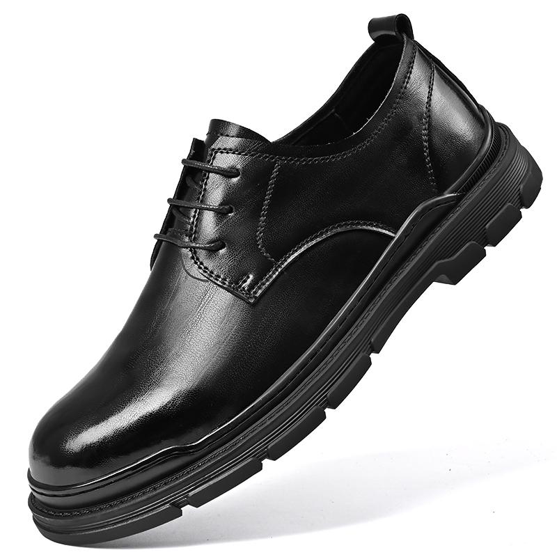 Модные повседневные мужские кожаные туфли на толстой подошве Удобный деловой стиль Для ежедневной носки в офисе и на работе Взрослые Популярные туфли высокого качества 45 чёрный
Модные повседневные мужские кожаные туфли на толстой подошве Удобный деловой стиль Для ежедневной носки в офисе и на работе Взрослые Популярные туфли высокого качества 45 чёрный