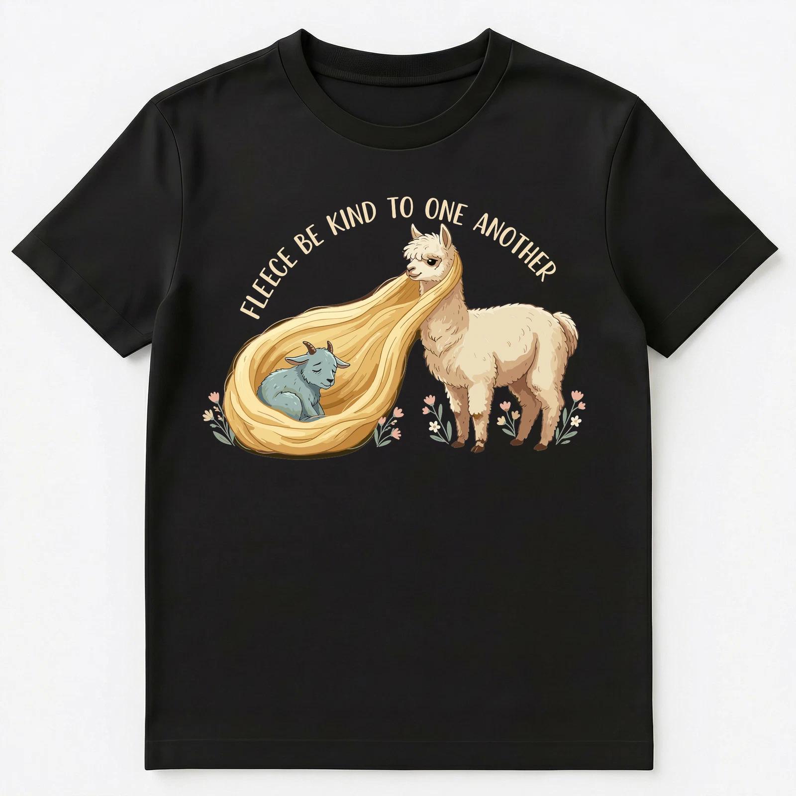 Fleece Be Kind Llama Design Unisex T-Shirt S
Fleece Be Kind Llama Design Unisex T-Shirt S