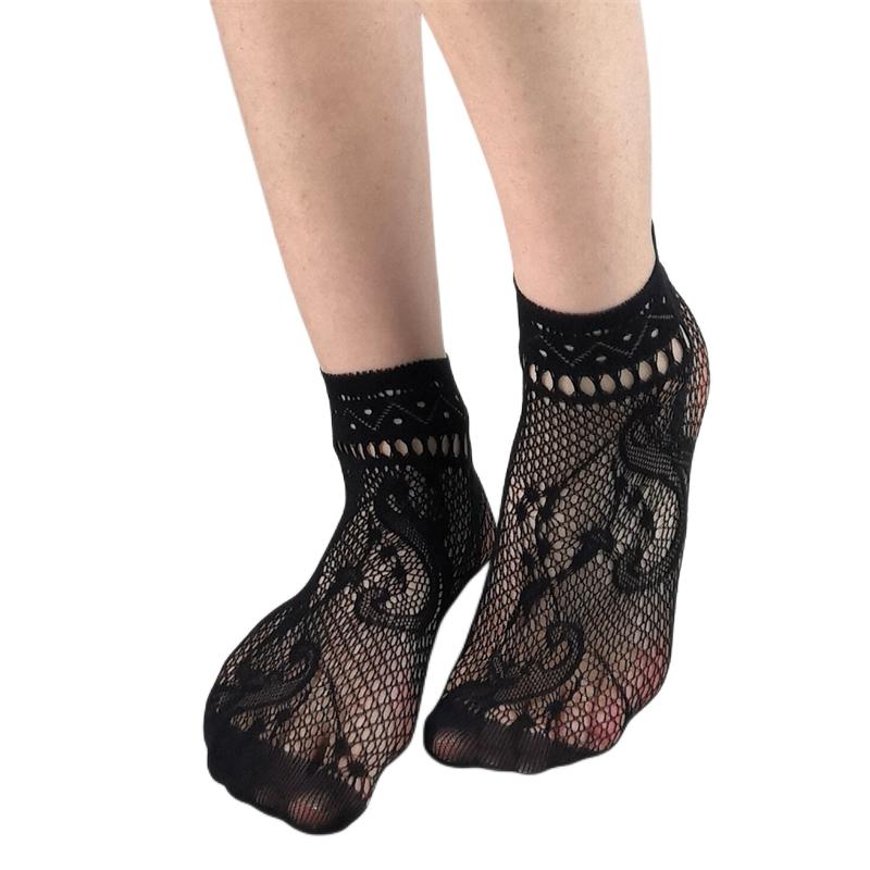 Women S Black Fishnet Ankle Socks Retro Floral Dress Hollow Out Nylon Elastic In Patterned Short Socks One Size
Women S Black Fishnet Ankle Socks Retro Floral Dress Hollow Out Nylon Elastic In Patterned Short Socks One Size