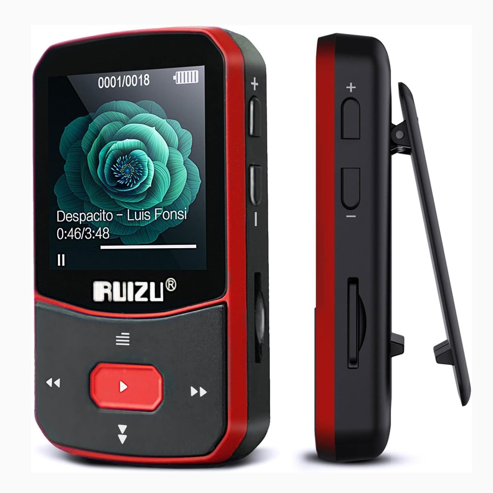 MP3-плеєр RUIZU 64 ГБ Bluetooth OTG Портативний музичний плеєр Голос HIFI Багатофункціональний цифровий аудіо Невеликий і надзвичайно підходить для поїздок на роботу до Музики FM червоний
MP3-плеєр RUIZU 64 ГБ Bluetooth OTG Портативний музичний плеєр Голос HIFI Багатофункціональний цифровий аудіо Невеликий і надзвичайно підходить для поїздок на роботу до Музики FM червоний