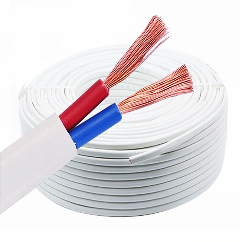 Zhujiang Flame-Retardant Copper Core Cable, White Sheath, ZC-RVVB 2x1, Options: 1.5, 2.5, 4, 6 sq mm (National Standard). 2 x 1 sq mm white sheathed cable, 100m
Zhujiang Flame-Retardant Copper Core Cable, White Sheath, ZC-RVVB 2x1, Options: 1.5, 2.5, 4, 6 sq mm (National Standard). 2 x 1 sq mm white sheathed cable, 100m