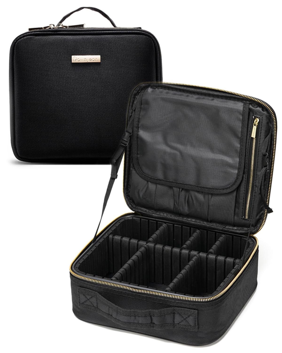 Rownyeon Professional Makeup Large Makeup Makeup Brush Storage Makeup Makeup Small Item Travel Box, Functional, Capacity, Pouch, Bag, Case, чёрный
Rownyeon Professional Makeup Large Makeup Makeup Brush Storage Makeup Makeup Small Item Travel Box, Functional, Capacity, Pouch, Bag, Case, чёрный