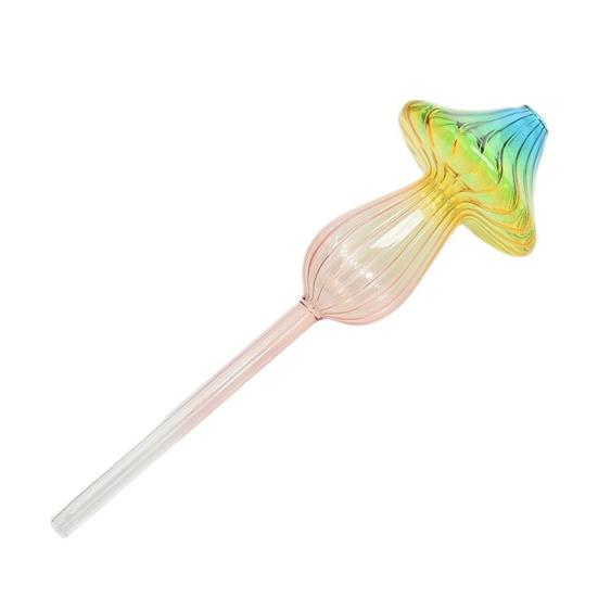 Стеклянная лампа для полива растений в форме гриба с самополивом, прозрачная градиентная лампа для полива растений в помещении и на открытом воздухе