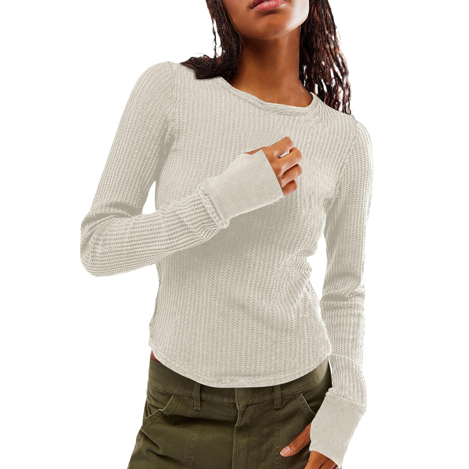 Women s Casual Long Sleeve T-shirt And Winter Color Slim Pullover Bottom Shirt Tops M
Women s Casual Long Sleeve T-shirt And Winter Color Slim Pullover Bottom Shirt Tops M