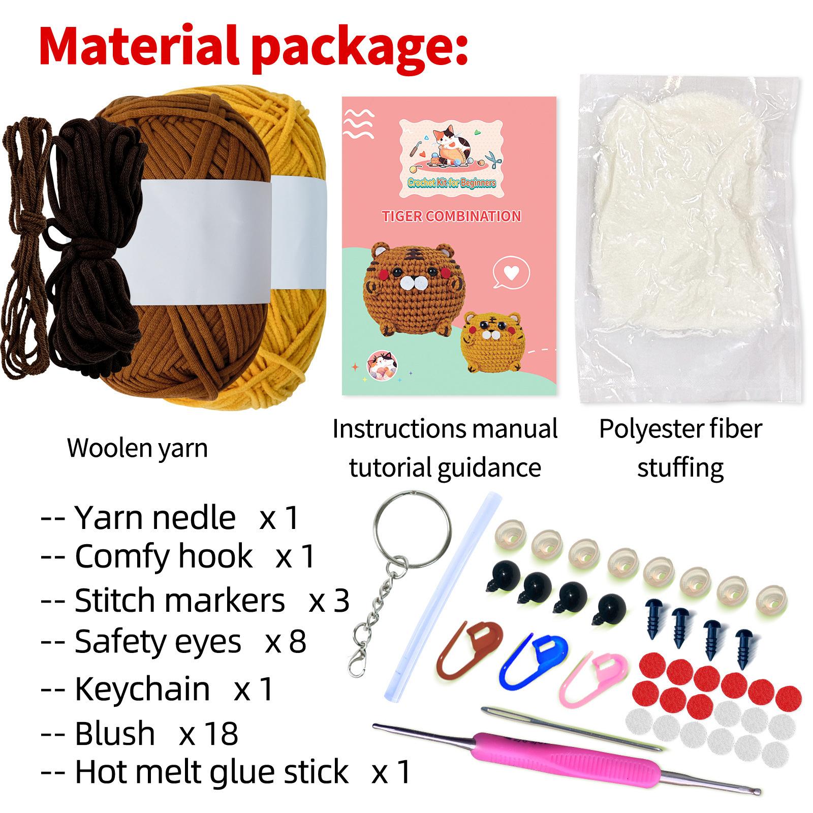 Two Pack Cute Handmade Tiger Doll Crochet Material Wrap Anniversary Birthday Gift Medium
Two Pack Cute Handmade Tiger Doll Crochet Material Wrap Anniversary Birthday Gift Medium