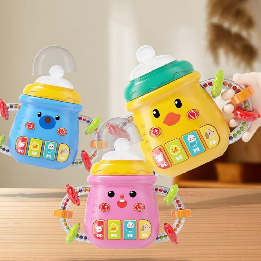 Soft Baby Bottle Toy Newborn Musical Feeding Bottle Toy English Mobile Toddler Toys Newborn Gift рожевий
Soft Baby Bottle Toy Newborn Musical Feeding Bottle Toy English Mobile Toddler Toys Newborn Gift рожевий