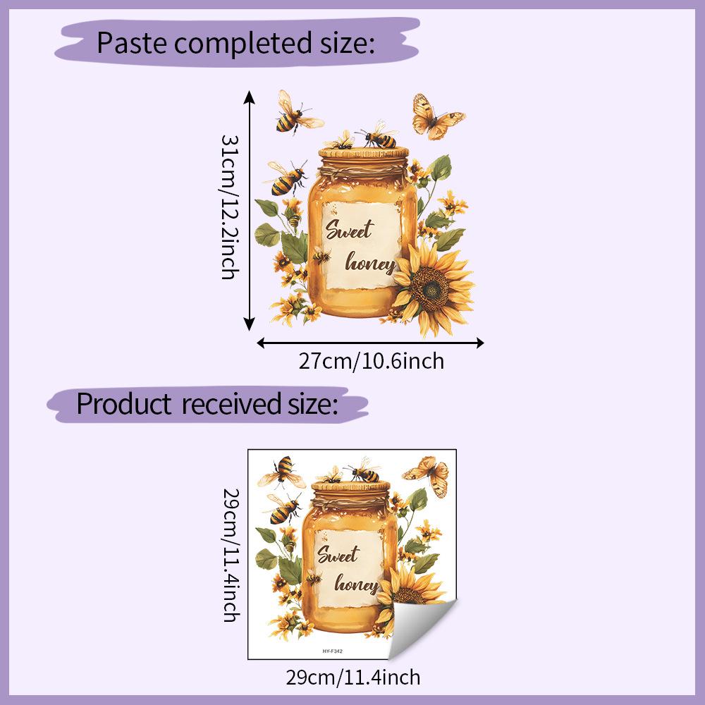 Sunflower Butterfly Bee Honey Wall Sticker Self-Adhesive Removable Bedroom Hallway Dorm Home Decor Art 29x29CM разноцветный
Sunflower Butterfly Bee Honey Wall Sticker Self-Adhesive Removable Bedroom Hallway Dorm Home Decor Art 29x29CM разноцветный