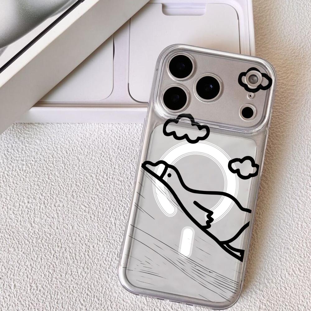 Cute Cartoon Duck Phone Case For iPhone 17 16 15 14 13 12 Pro Max Plus With Magnetic Crystal Clear Case Wireless Charge iPhone 15
Cute Cartoon Duck Phone Case For iPhone 17 16 15 14 13 12 Pro Max Plus With Magnetic Crystal Clear Case Wireless Charge iPhone 15