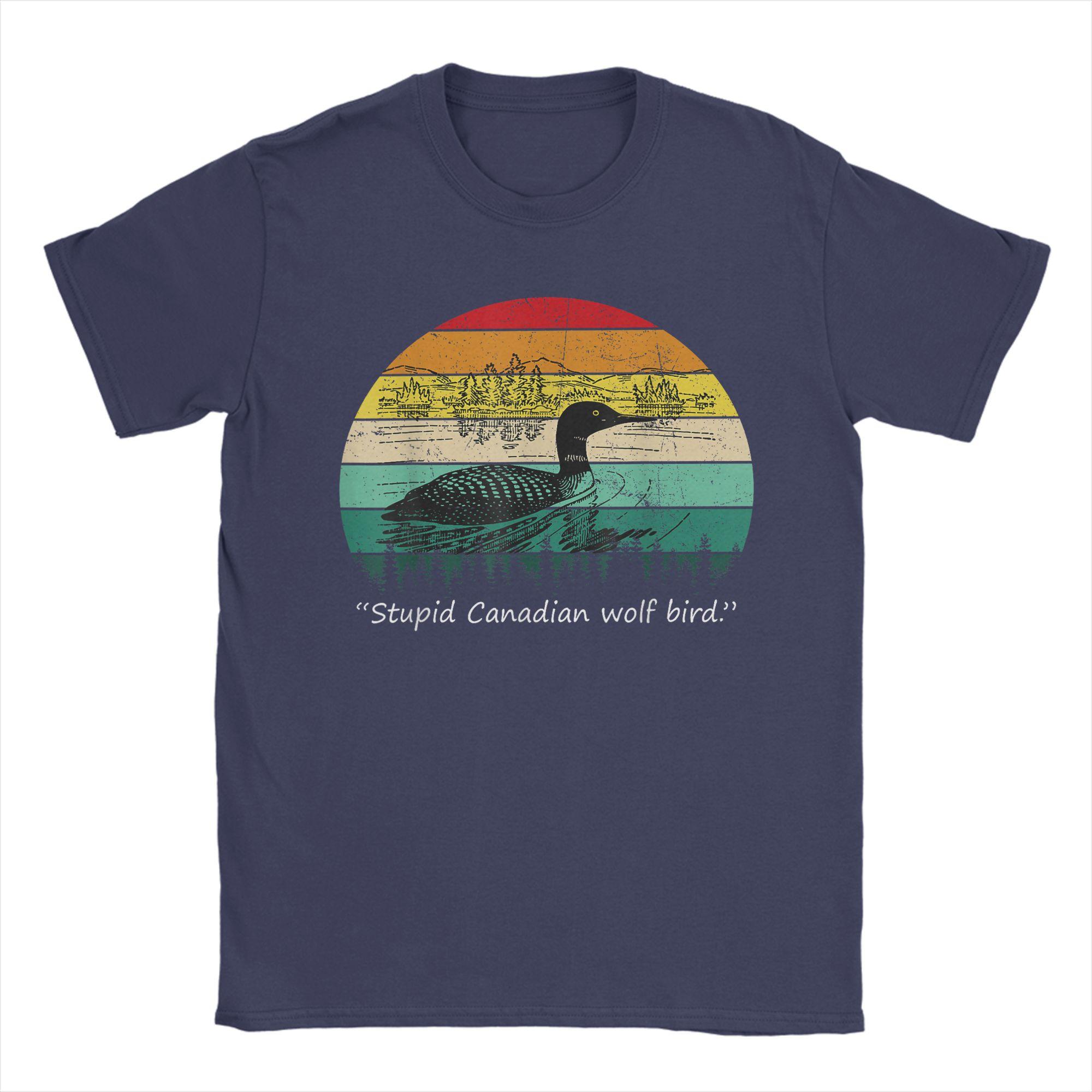 Lover Loon Humor Stupid Canadian Wolf Bird TShirts for Unisex Novelty Cotton Tee Shirt O Neck Short Sleeve T Shirt Gift Idea Tops 4XL
Lover Loon Humor Stupid Canadian Wolf Bird TShirts for Unisex Novelty Cotton Tee Shirt O Neck Short Sleeve T Shirt Gift Idea Tops 4XL
