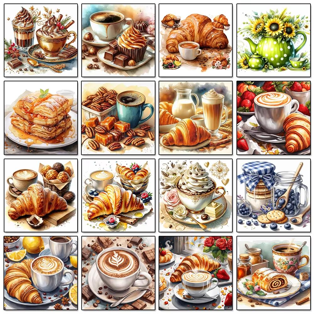 Coffee Bread Picture Diamond Painting Kit Kitchen Restaurant Wall Decoration Mosaic Embroidery Suitable for Adult DIY Hobbies Round 20x20cm
Coffee Bread Picture Diamond Painting Kit Kitchen Restaurant Wall Decoration Mosaic Embroidery Suitable for Adult DIY Hobbies Round 20x20cm