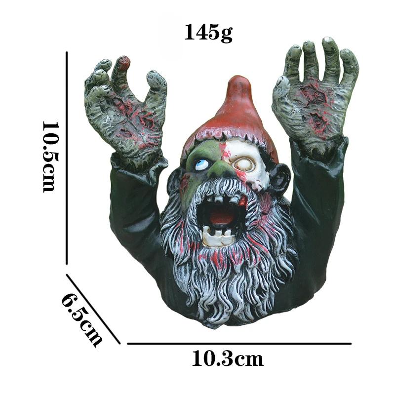 Half body zombie dwarf Gothic garden decoration ornament handmade horror cemetery statue decoration Halloween atmosphere prop
Half body zombie dwarf Gothic garden decoration ornament handmade horror cemetery statue decoration Halloween atmosphere prop