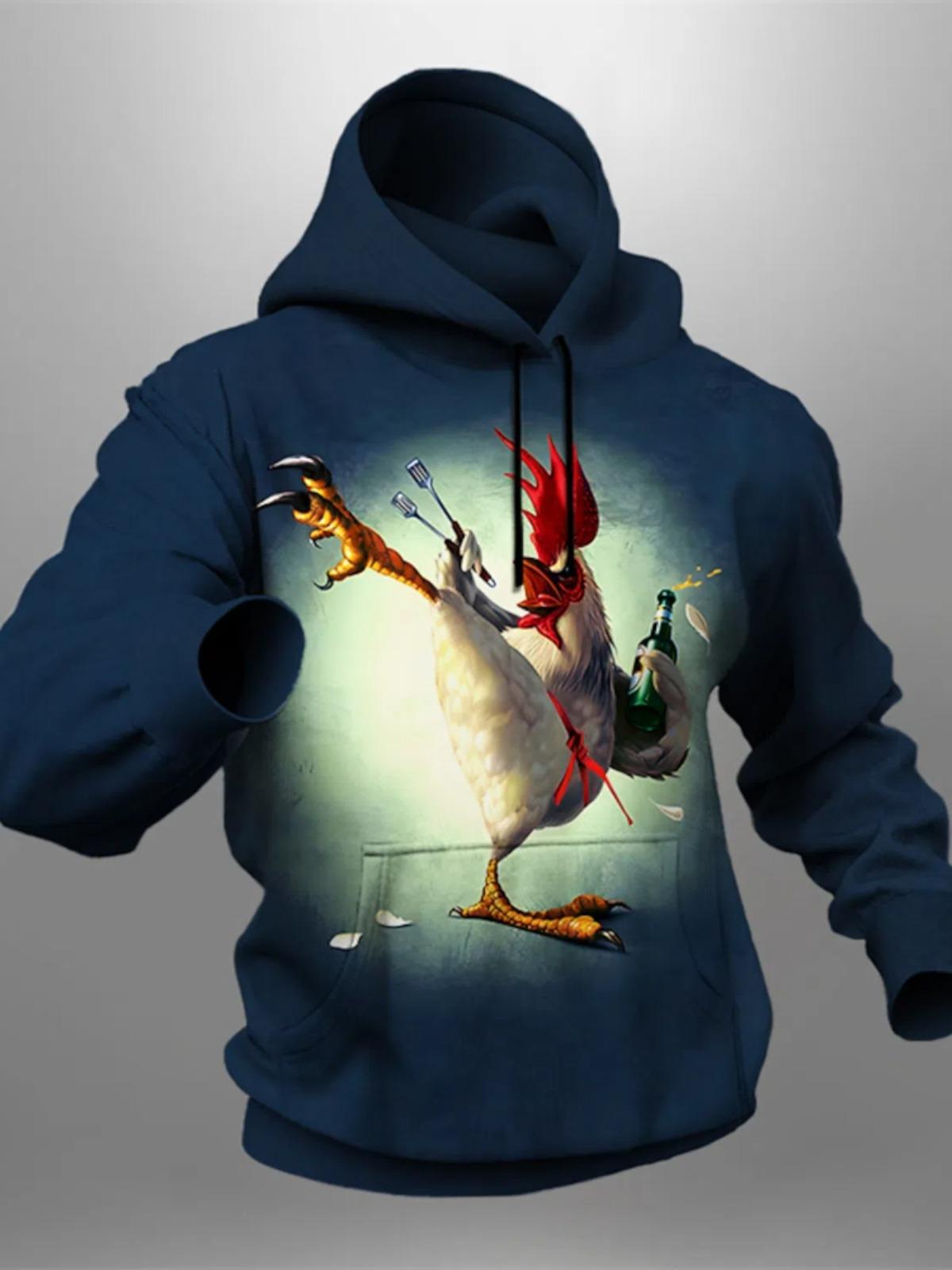 Модный мужской худи с принтом петуха в виде 3D-графики, спортивные толстовки с длинным рукавом и передним карманом, толстовка с капюшоном S
Модный мужской худи с принтом петуха в виде 3D-графики, спортивные толстовки с длинным рукавом и передним карманом, толстовка с капюшоном S